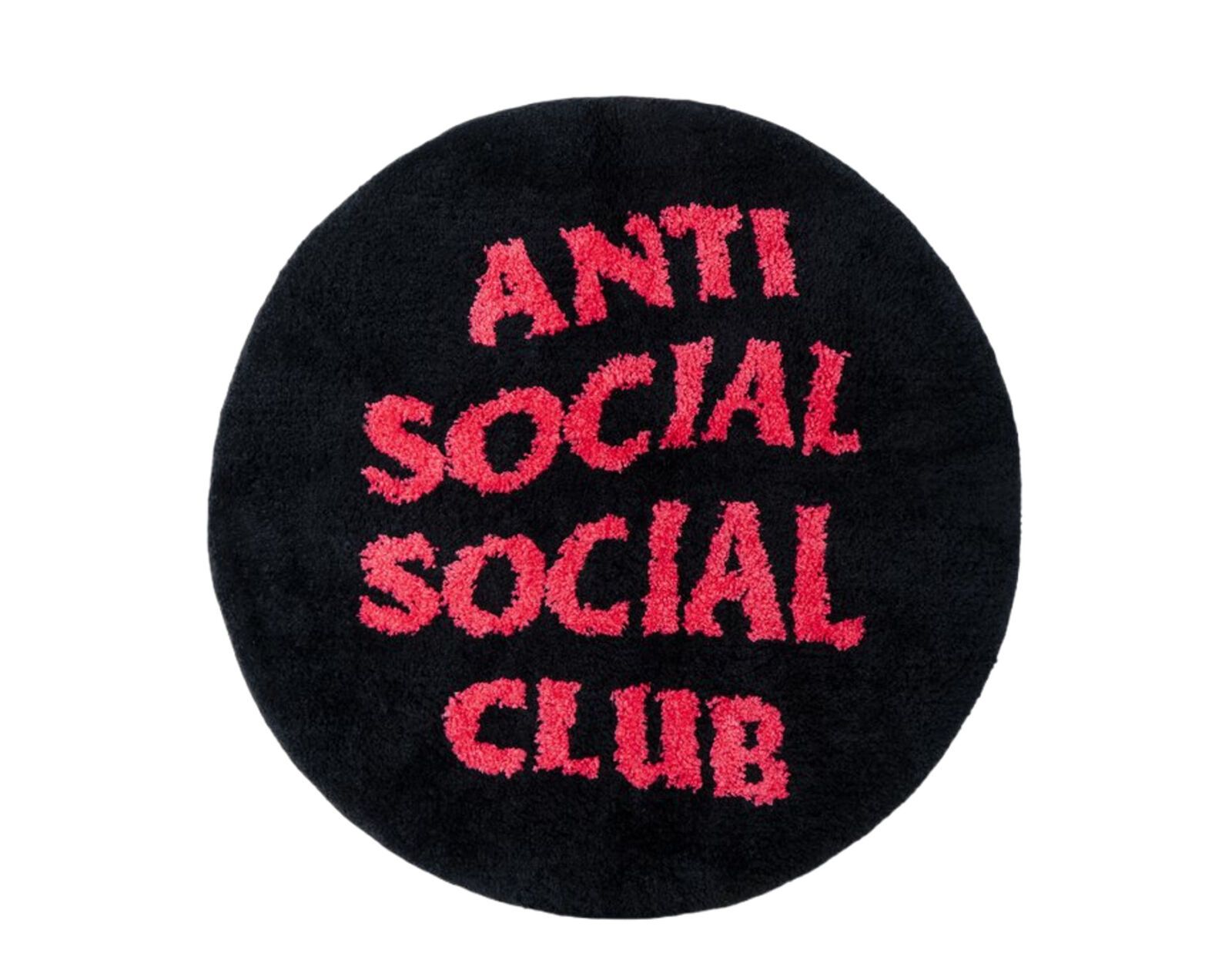 Anti Social Social Club No Shoes Inside Black Rug Collection ASSC 687368117757