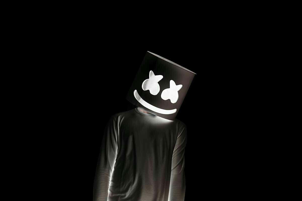 Black Marshmello Wallpaper Free Black Marshmello Background