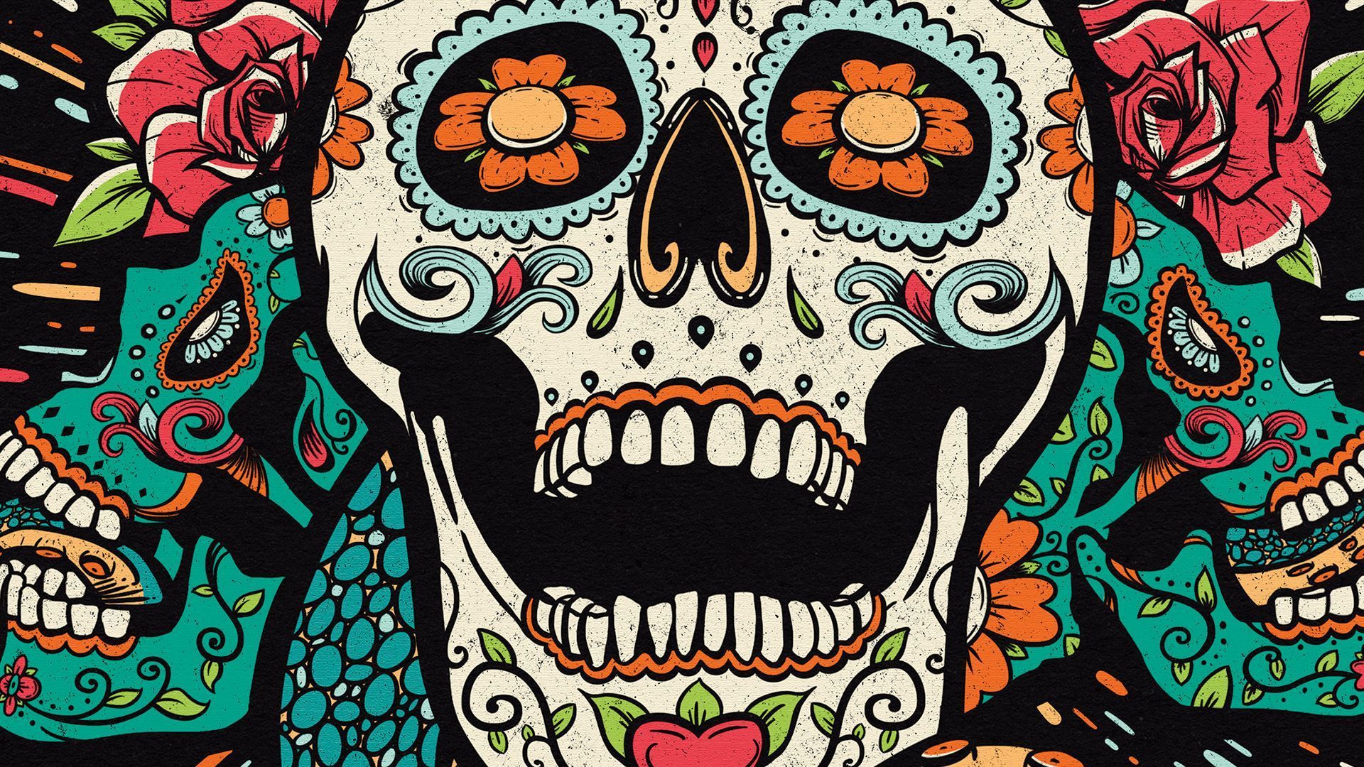 Day of the dead sugar skulls - Mexico