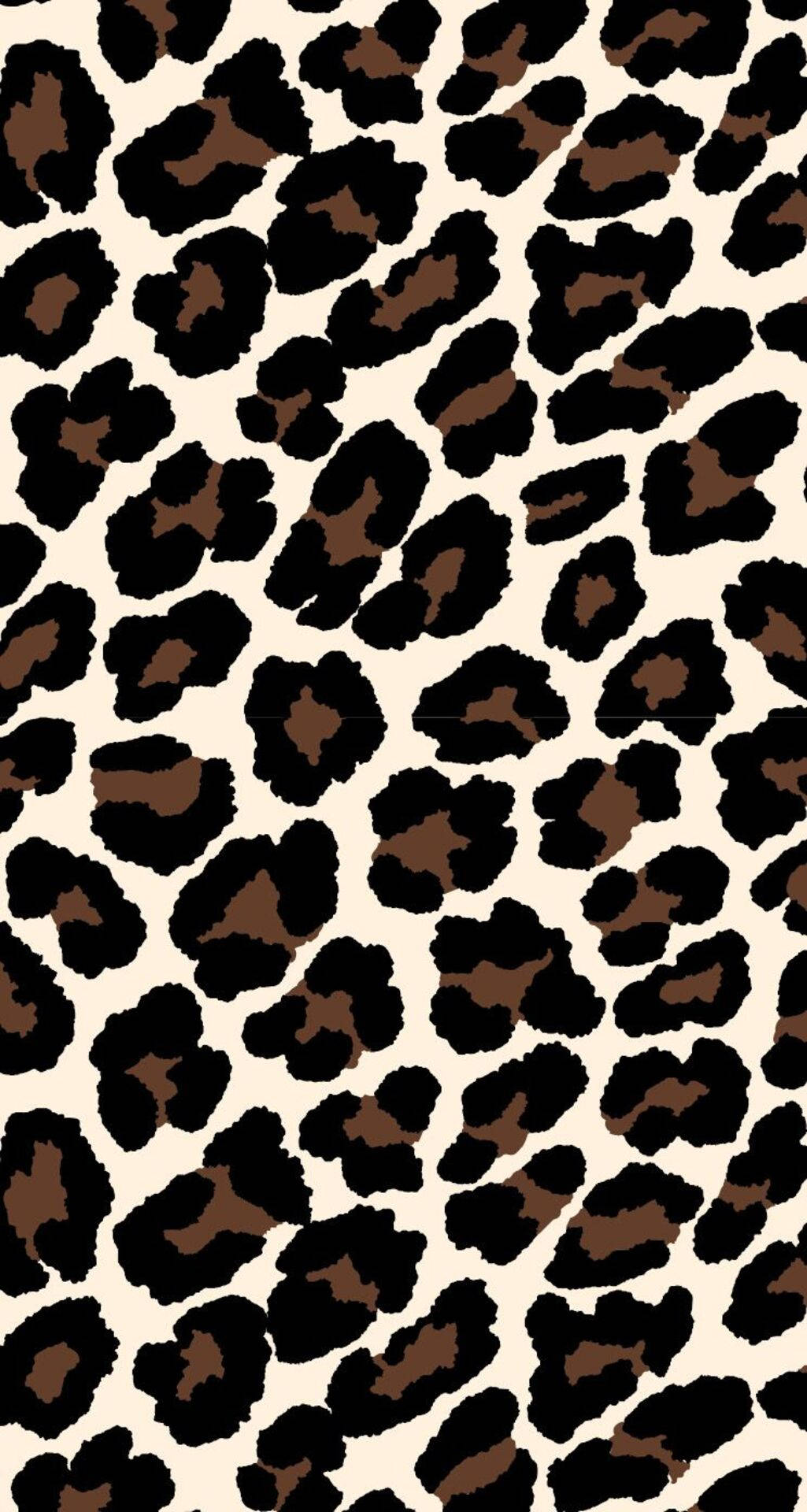 IPhone wallpaper with leopard print for the animal lover - Leopard