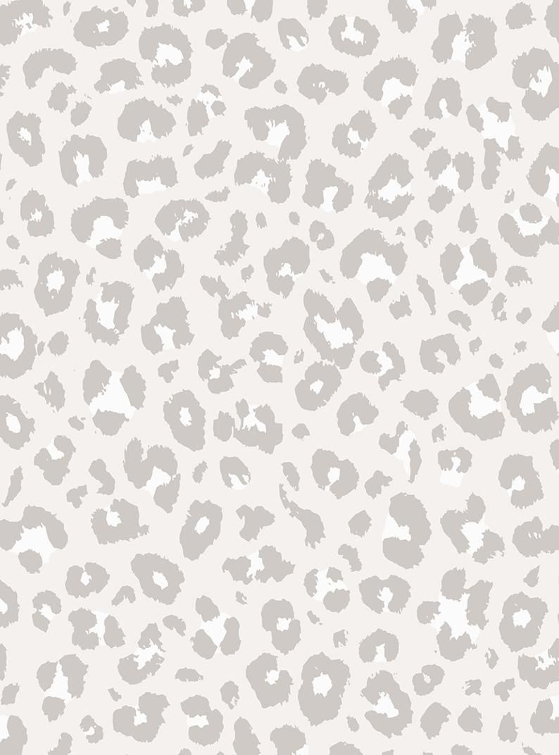 Animal Print Leopard Wallpaper Light Grey Repositionable Australia. Cheetah print wallpaper, Leopard print wallpaper, Leopard wallpaper