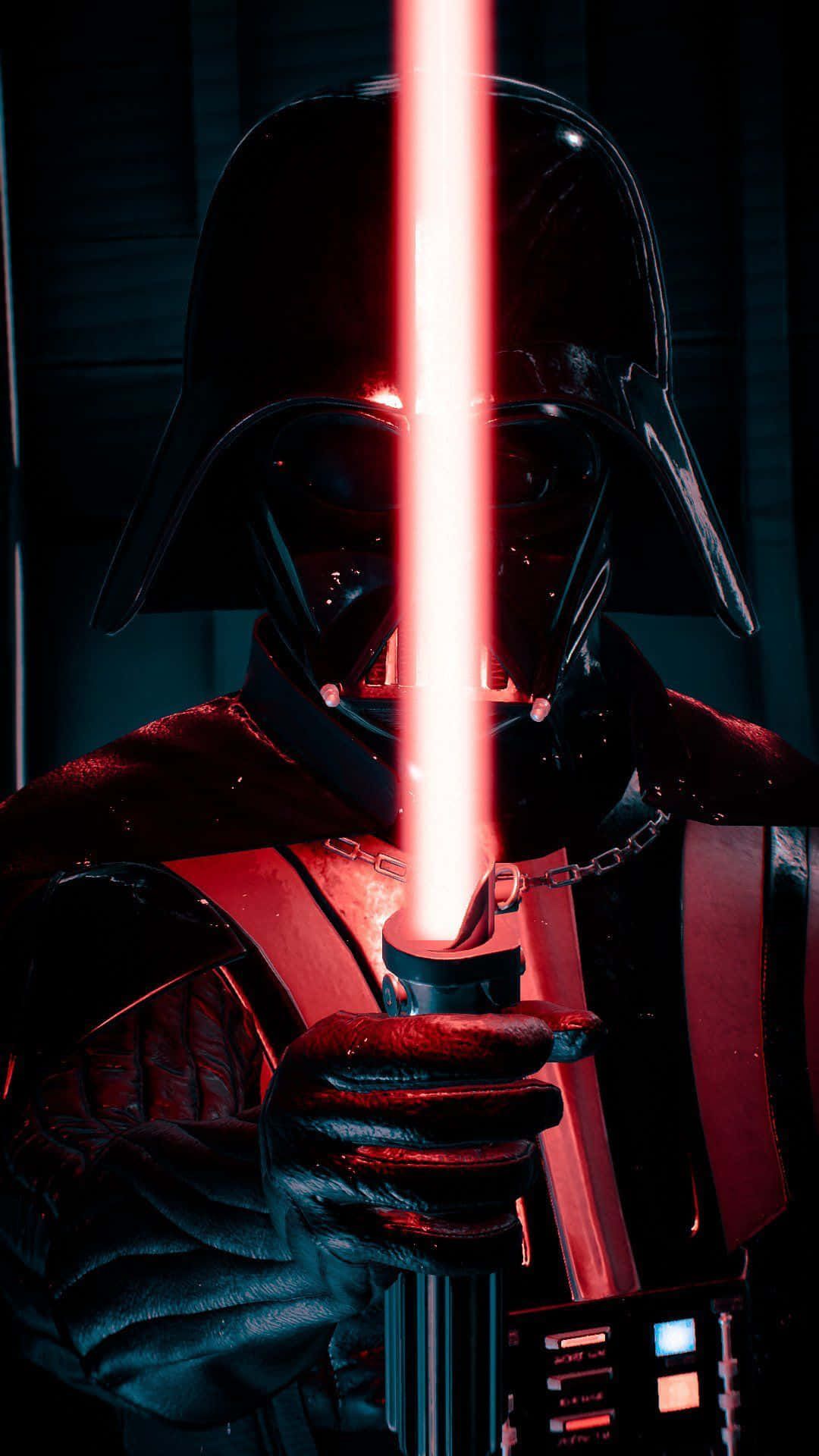 Darth Vader lightsaber from Star Wars: The Force Awakens wallpaper - Darth Vader