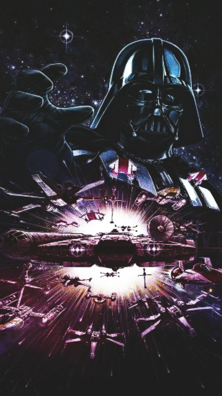 Darth vader and the star wars poster - Darth Vader