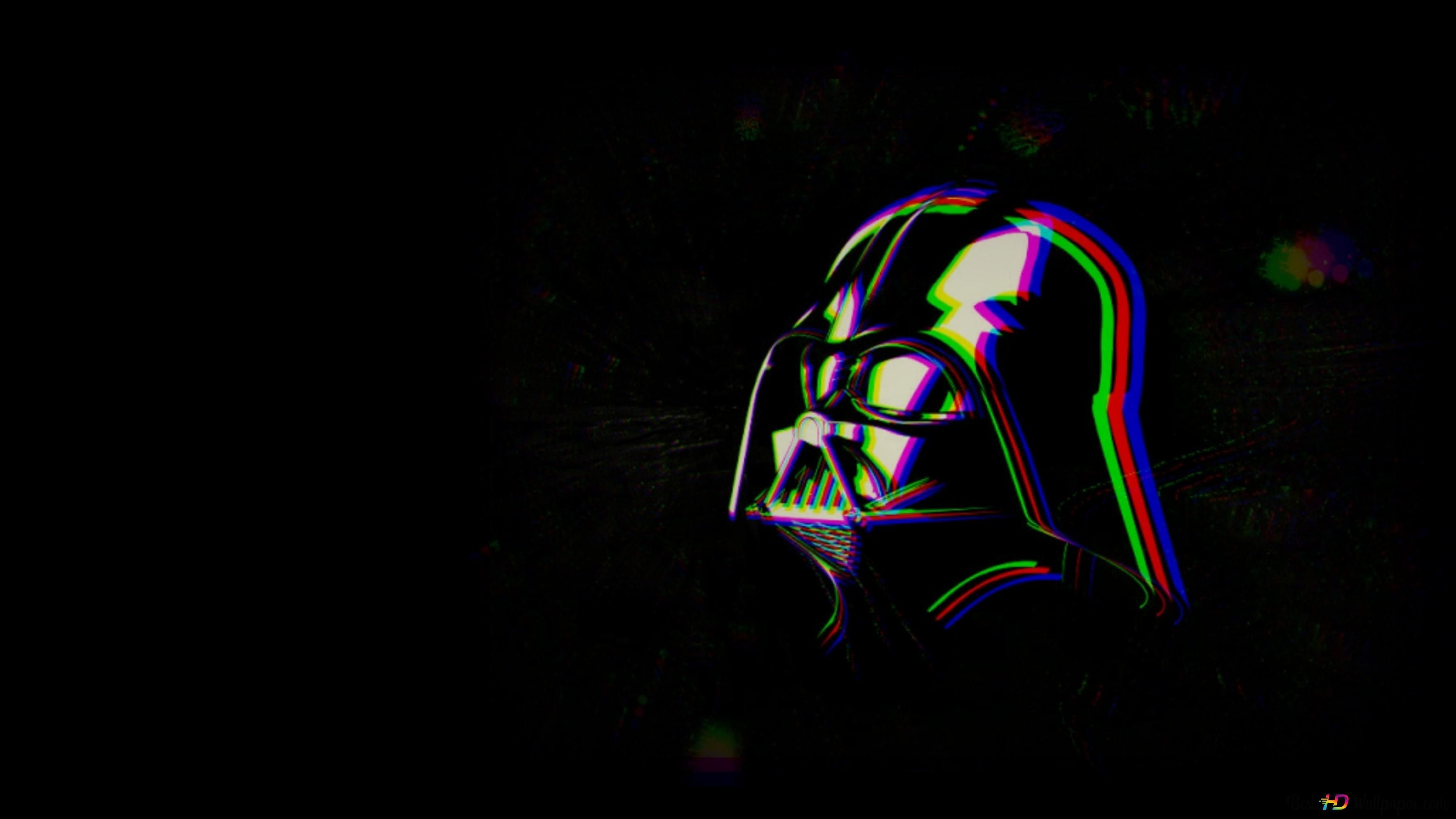 Darth Vader from Star Wars with a glitch effect - Darth Vader