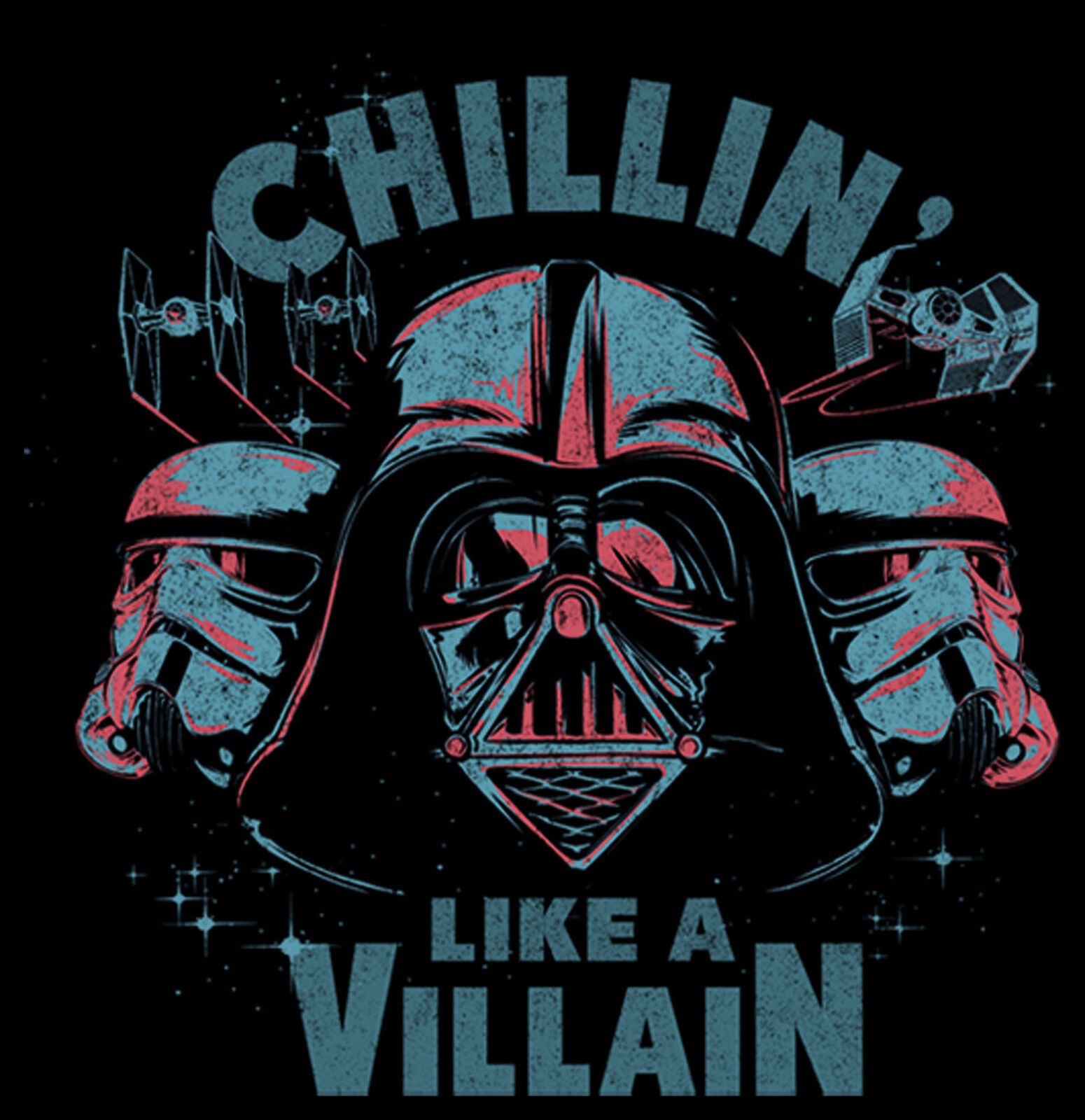 Men's Star Wars Darth Vader Chillin' Like A Villain T Shirt