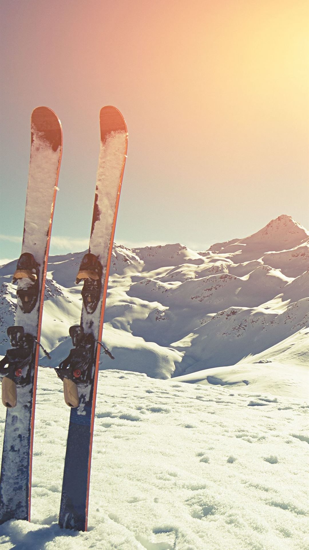 skiing iPhone Wallpaper Free Download