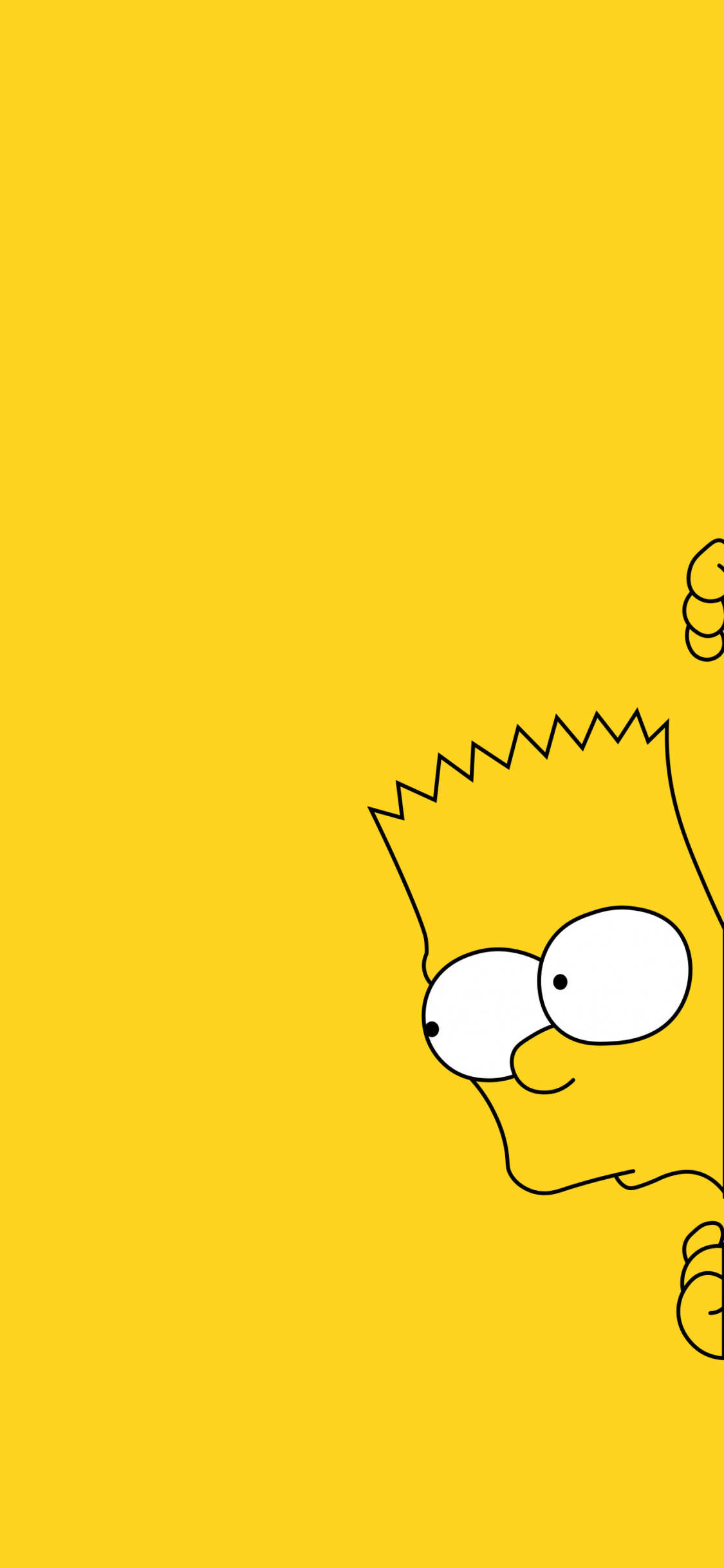 Bart Simpson Wallpaper 4K, The Simpsons, Minimal