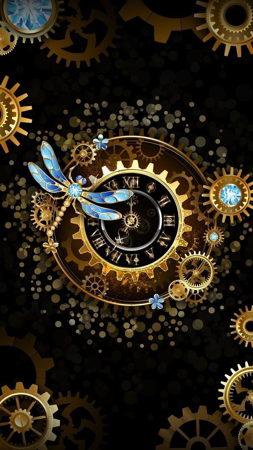 Steampunk. Steampunk, Gothic, Steampunk art, Clock iPhone HD phone wallpaper