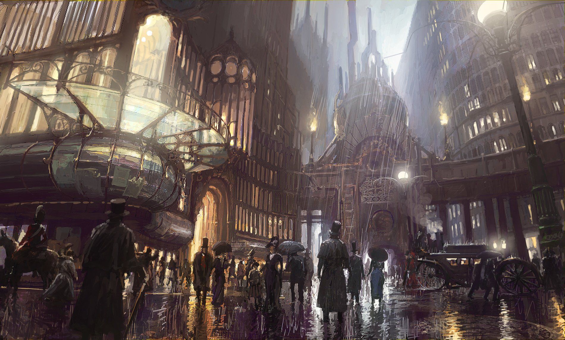 Concept art for the movie Blade Runner. - Steampunk