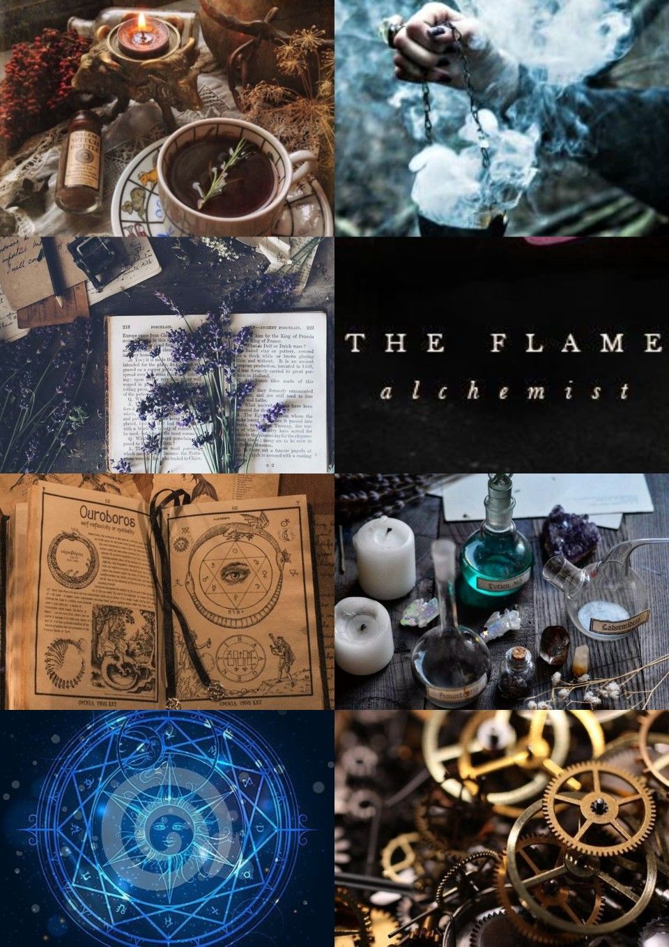 The Flame Alchemist aesthetic, Steampunk aesthetic, Witch aesthetic, Fantasy aesthetic. - Steampunk