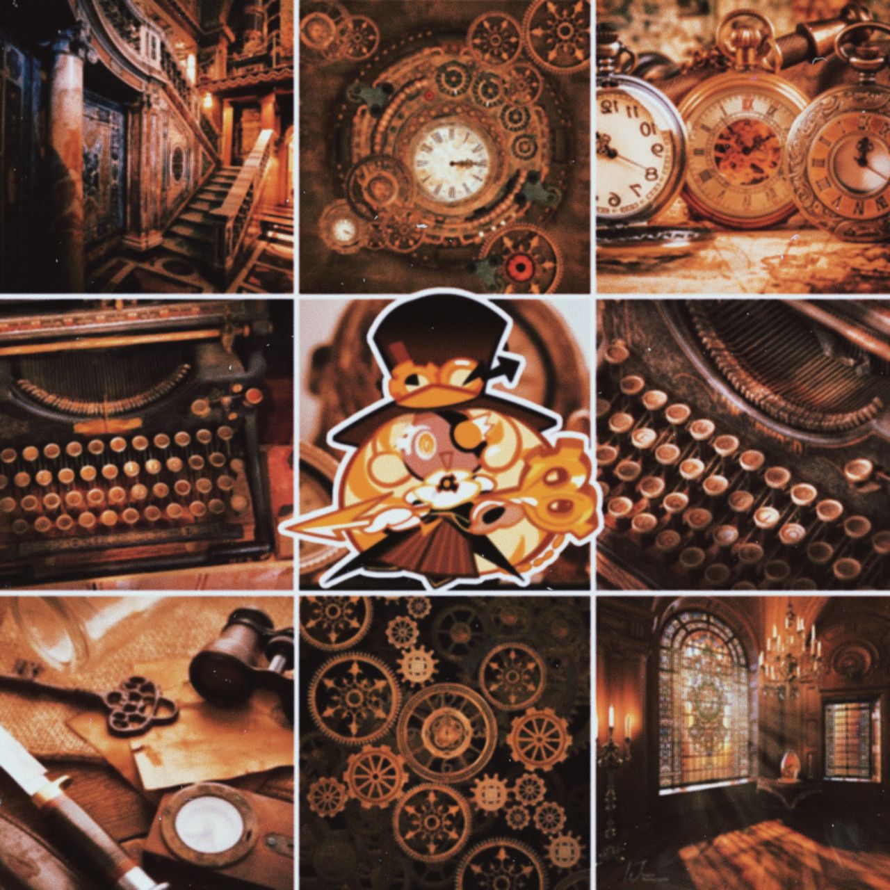 A collage of steampunk themed images - Steampunk