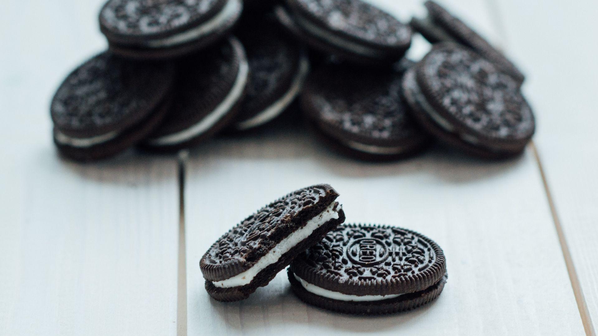 Oreo cookies on a white background - Oreo