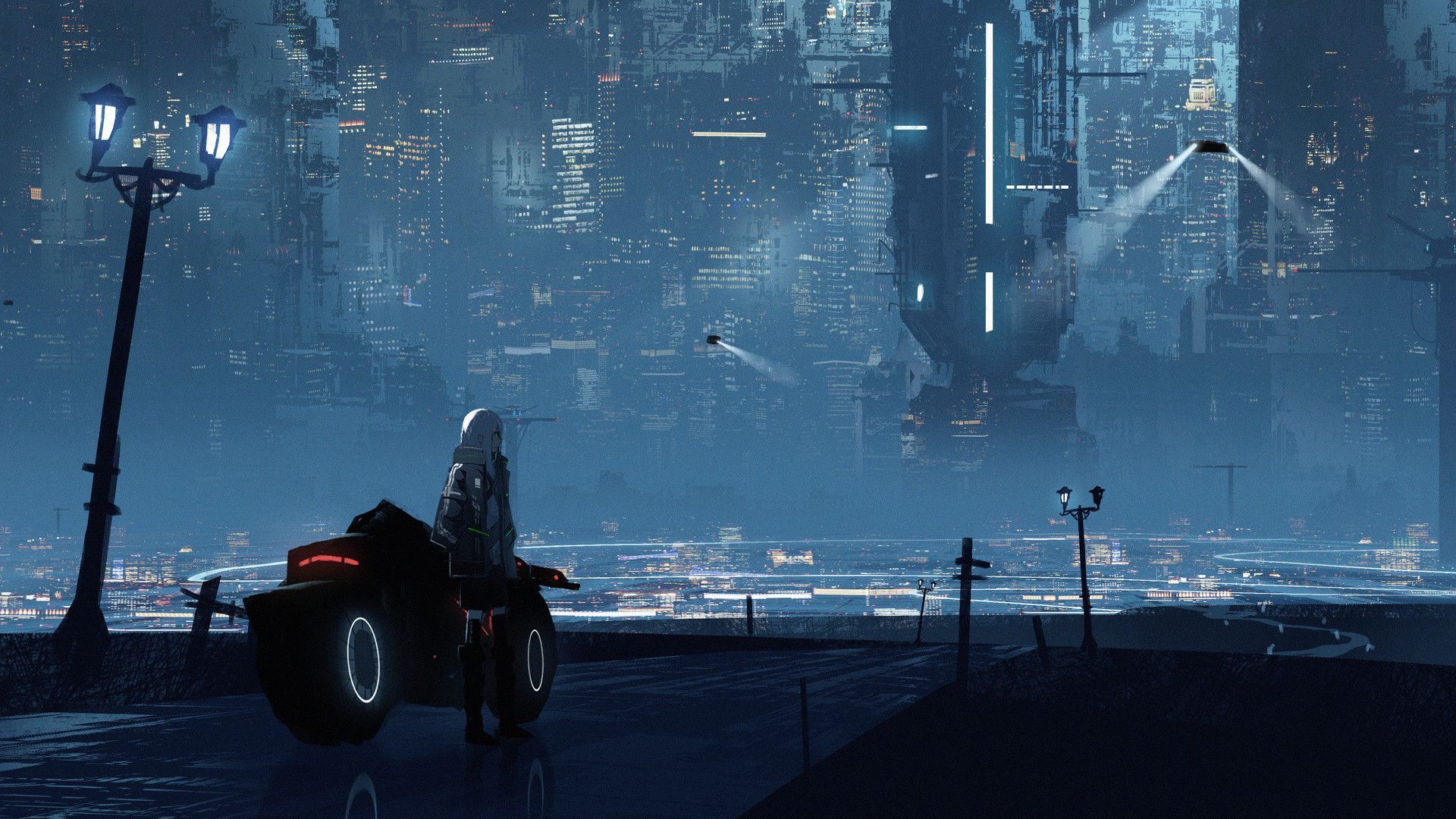 1920x1080 Cyberpunk City wallpaper for your PC, laptop and mobile devices - Cyberpunk