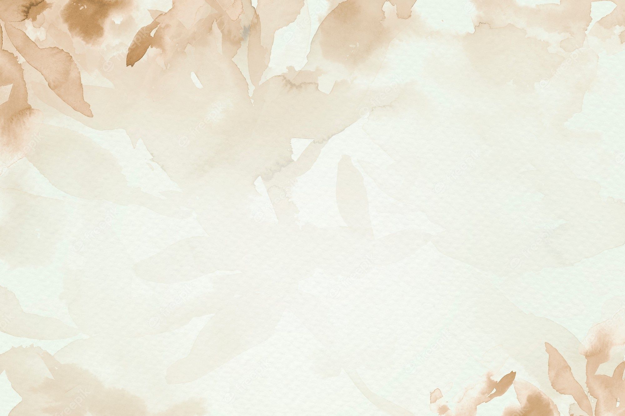 Brown Watercolor Background Image by Chaby_base