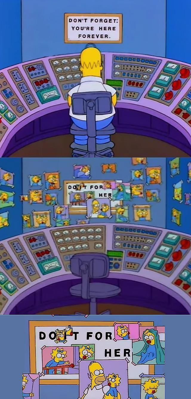 The Simpsons meme about Homer being on a panel and the instructions being 