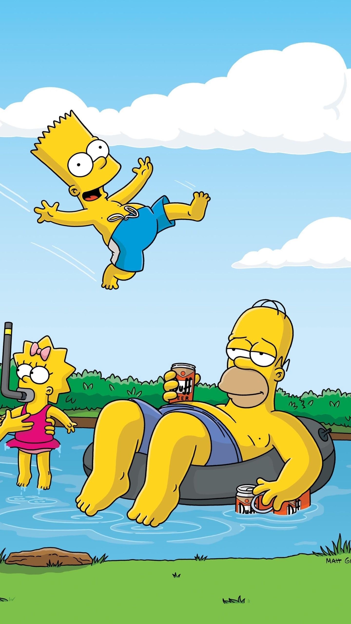 The Simpsons phone wallpaper 1080P, 2k, 4k Full HD Wallpaper, Background Free Download