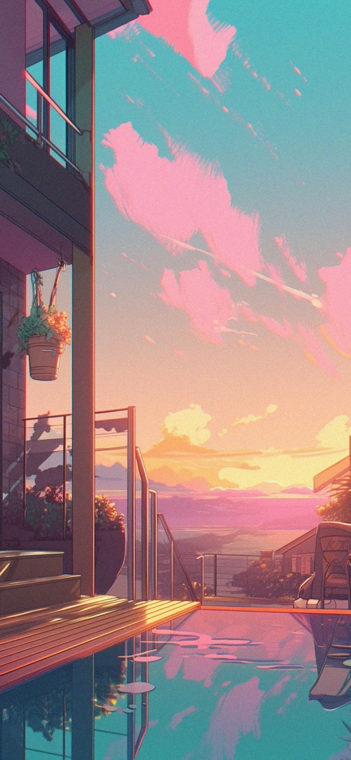 Summer Anime Aesthetic Wallpaper Wallpaper iPhone