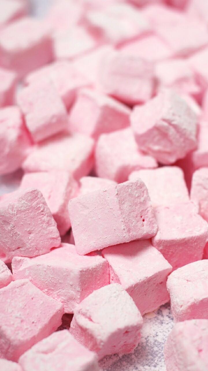 Kawaii Marshmallows Wallpaper