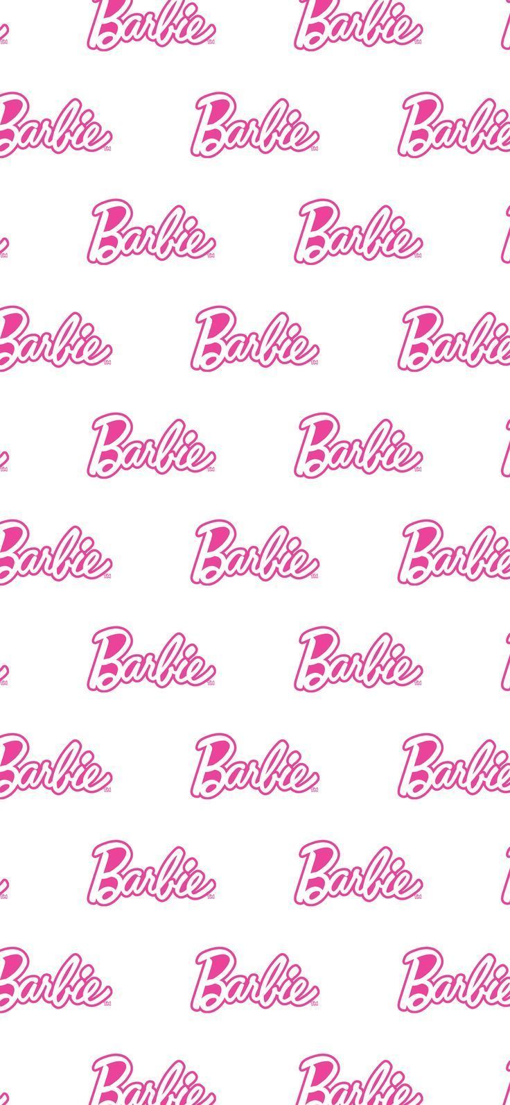 A pattern with the word barbie on it - Barbie