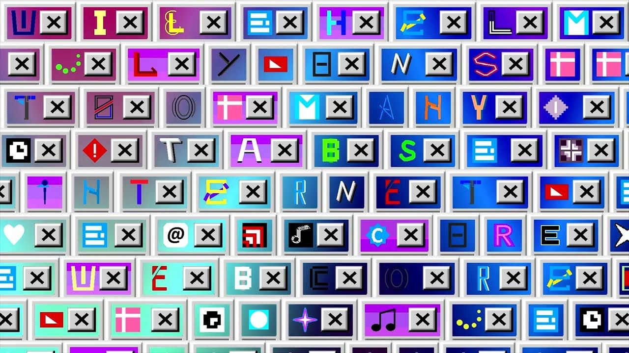 A large number of colorful tiles with various symbols on them. - Internetcore