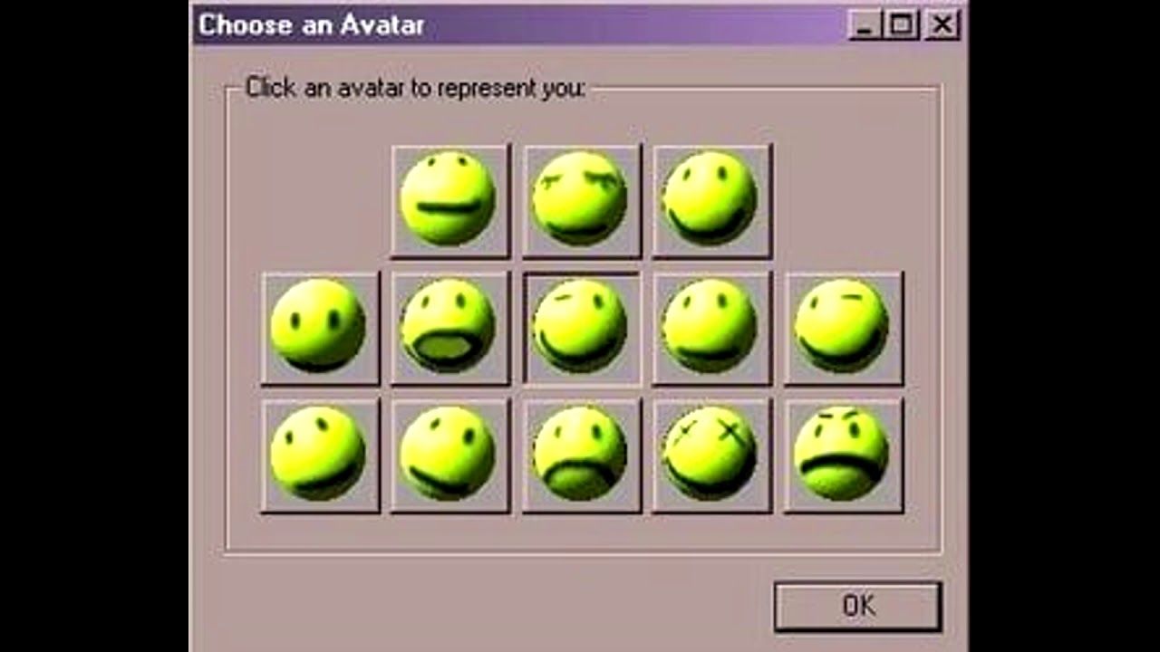 Choose an Avatar. Click an avatar to represent you. - Internetcore