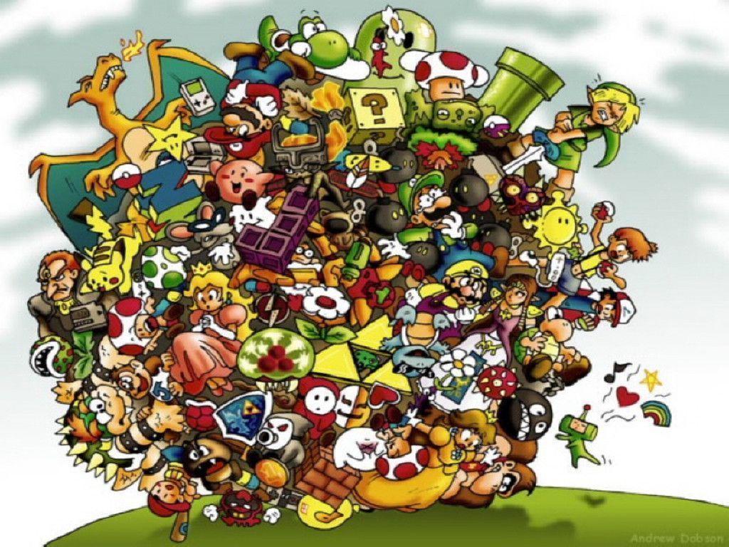 A bunch of characters from the Mario franchise. - Nintendo