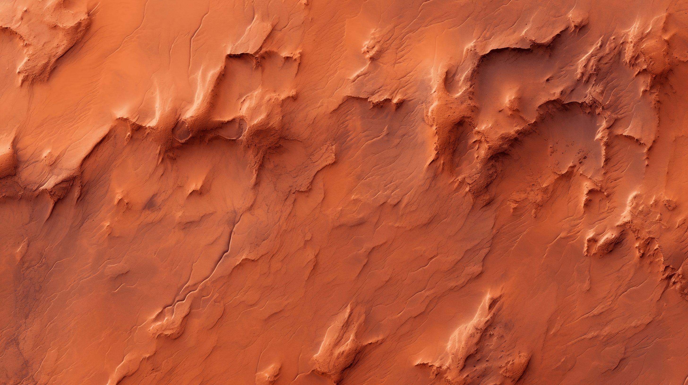 Mars surface closeup