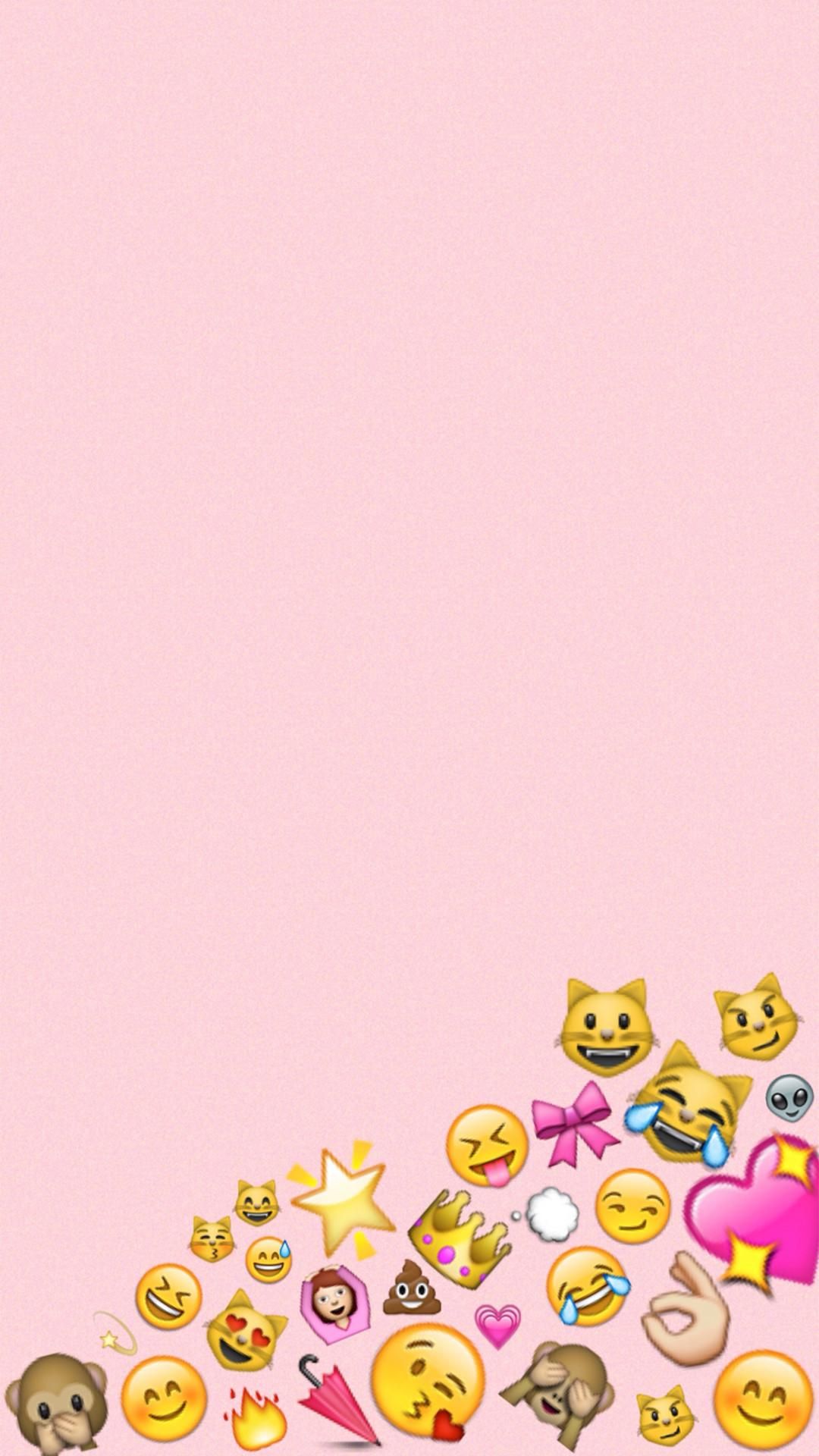 Cute emoji wallpaper for your phone or desktop! - Emoji