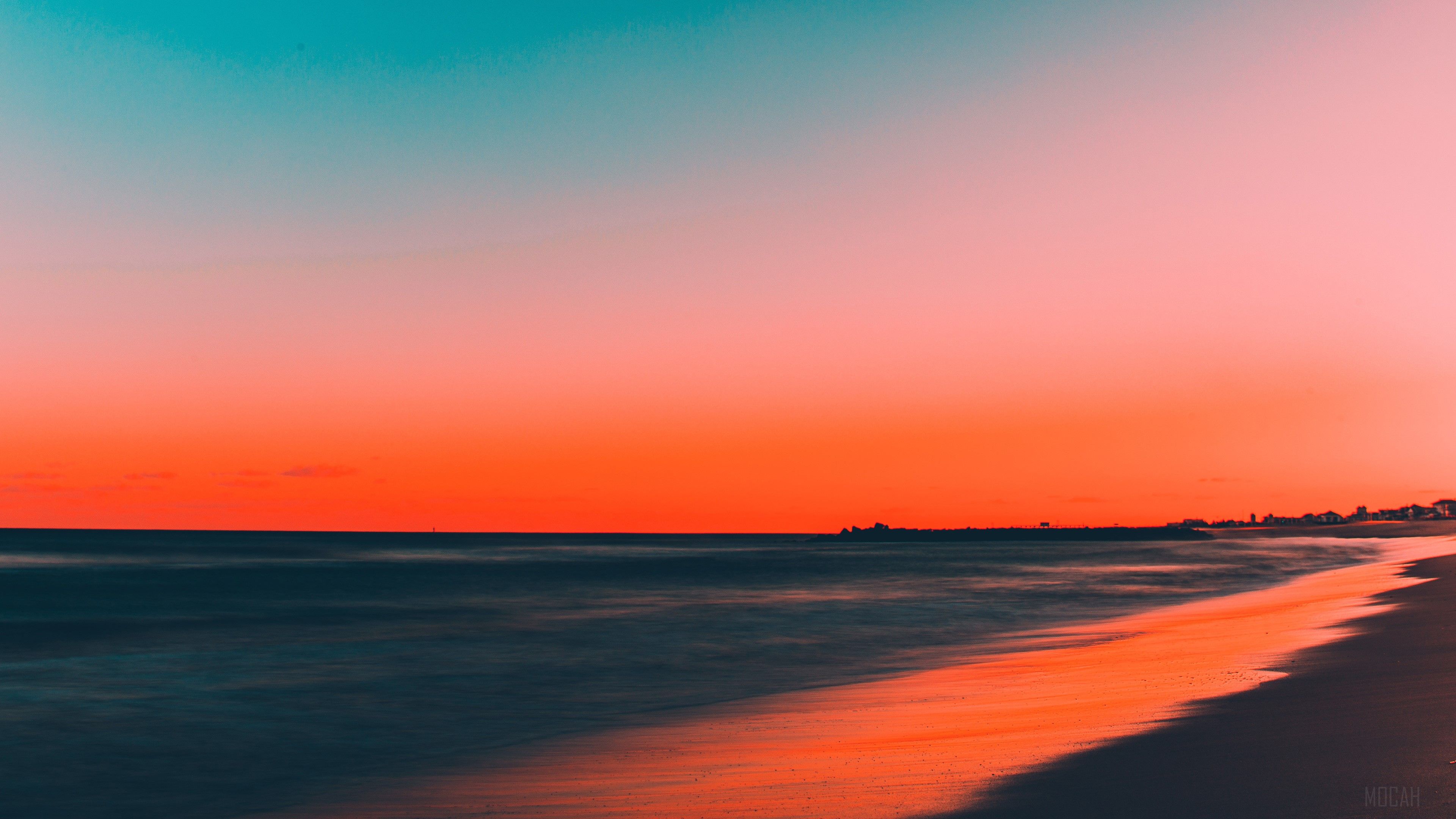 Beach Sunset 4k Gallery HD Wallpaper