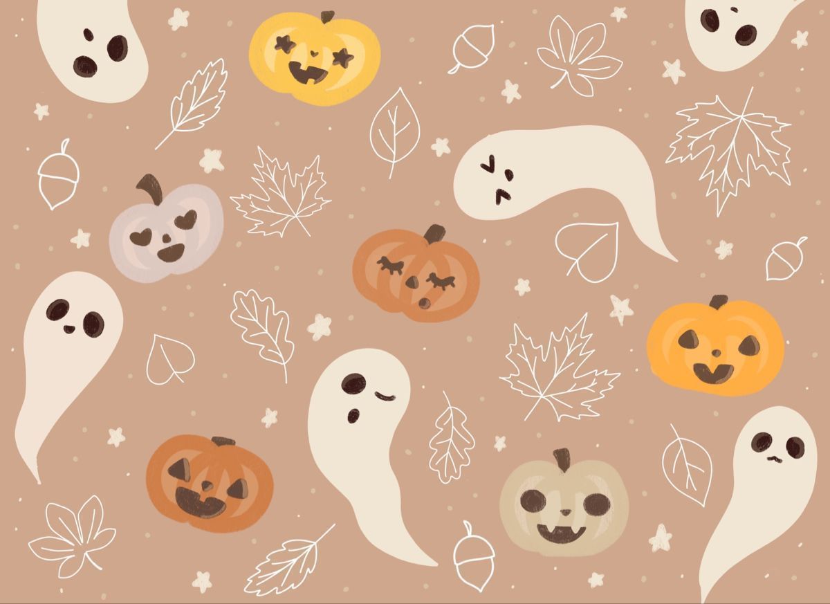 Halloween desktop wallpaper. Halloween desktop wallpaper, Desktop wallpaper fall, Cute fall wallpaper