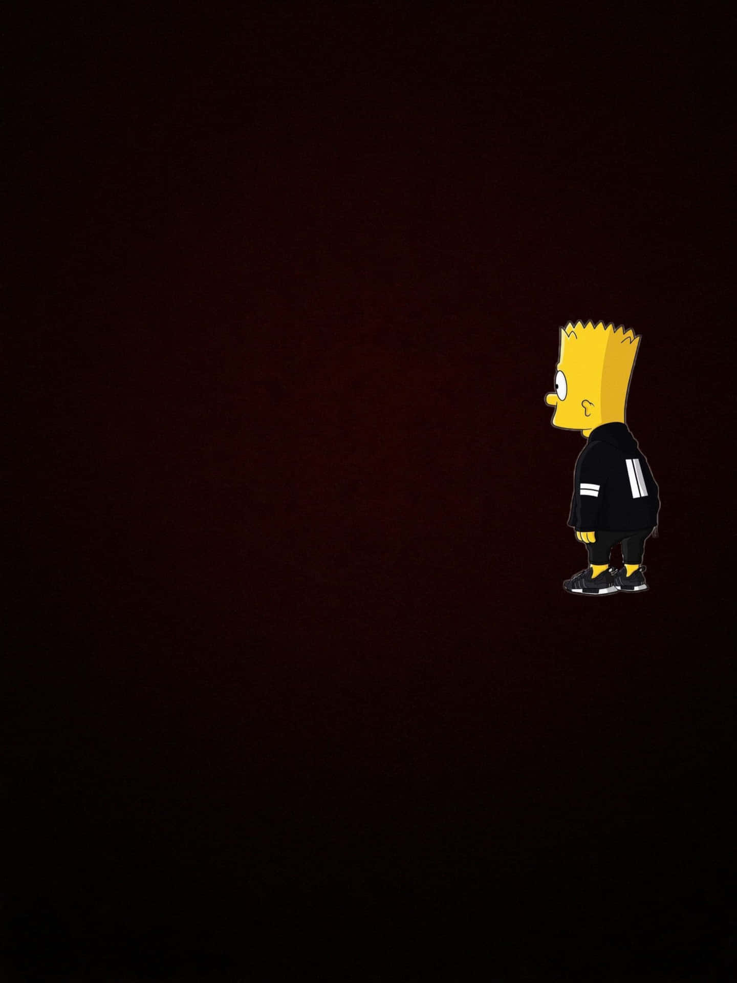 Bart Simpson with black background - The Simpsons, Bart Simpson