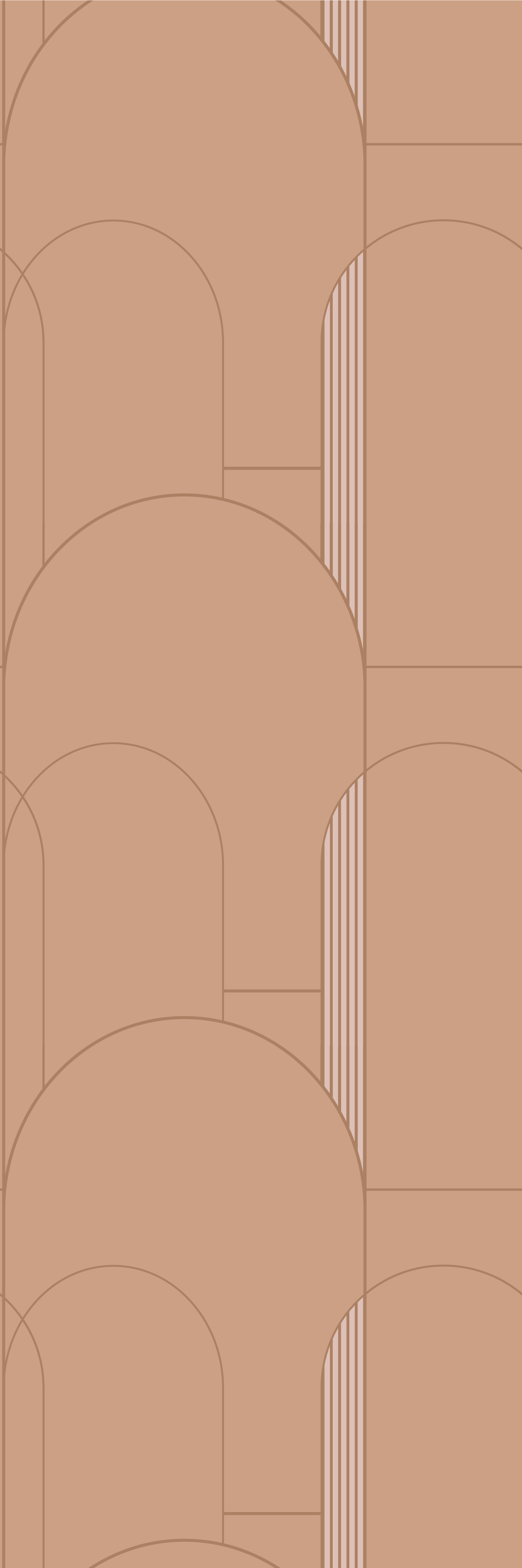 Terracotta geometric pattern circle wallpaper