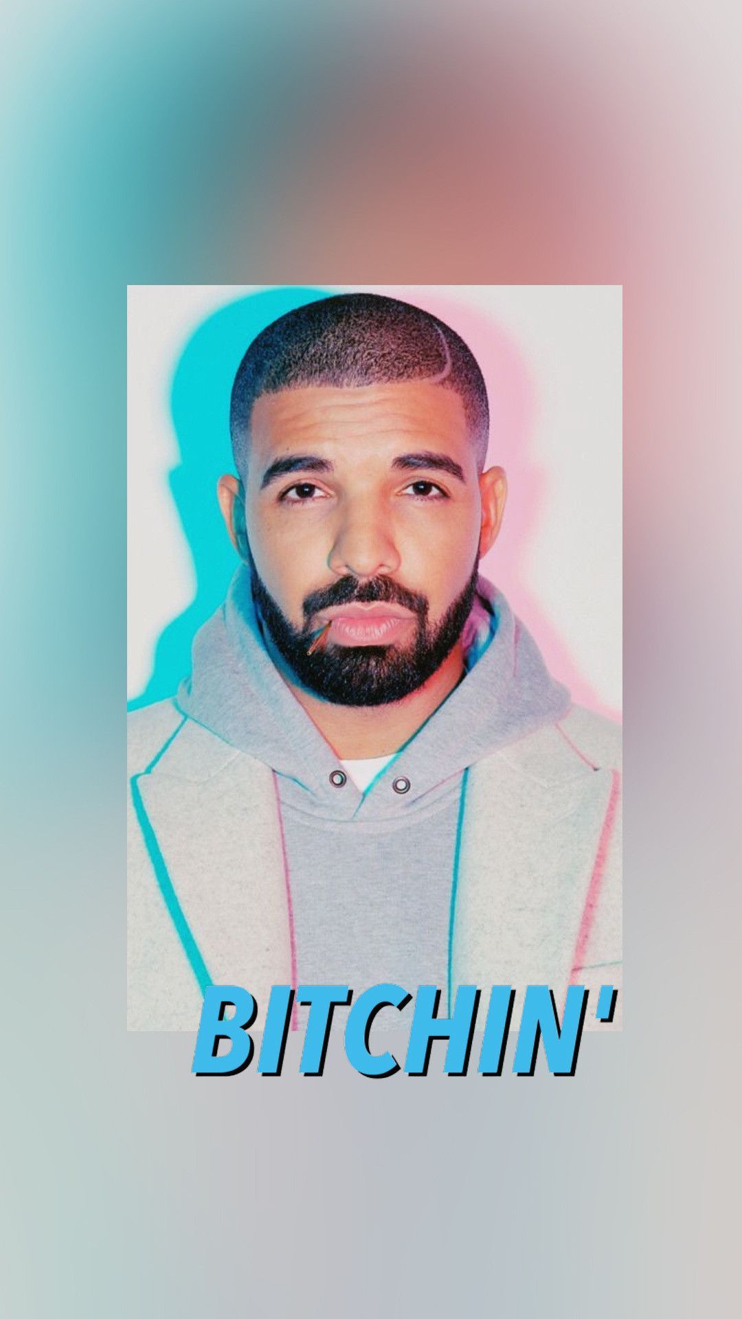 Drake Bitchin' iPhone Wallpaper with high-resolution 1080x1920 pixel. You can use this wallpaper for your iPhone 5, 6, 7, 8, X, XS, XR backgrounds, Mobile Screensaver, or iPad Lock Screen - Drake