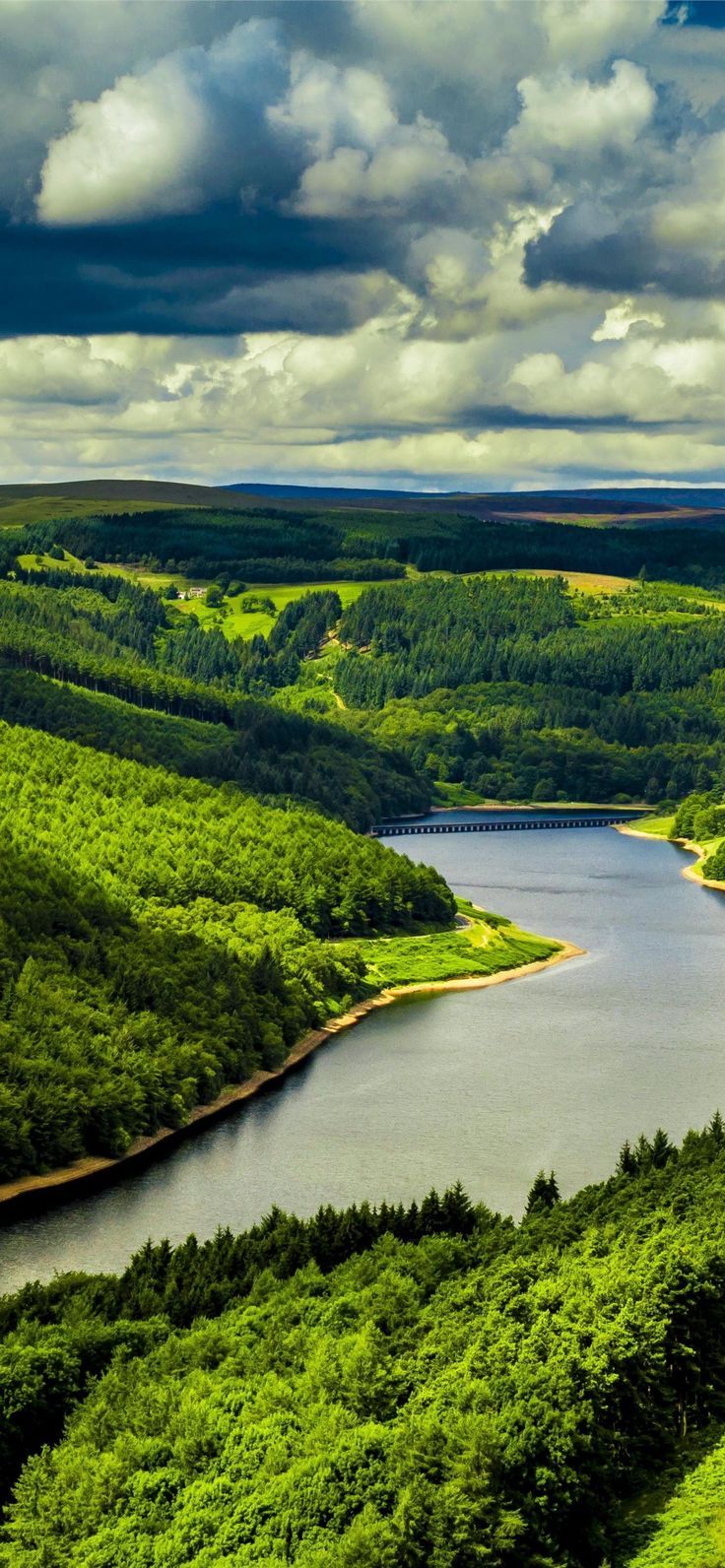 The Derwent Dam is a reservoir in the Derwent Valley, England, located on the River Derwent. - River