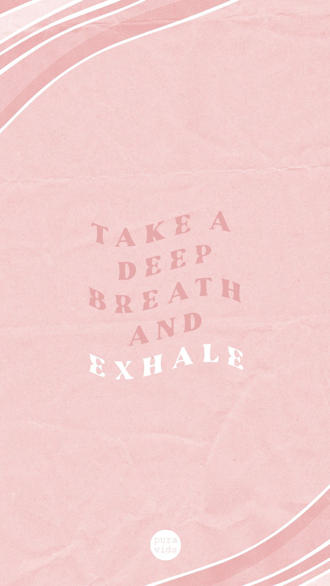 Take a deep breath and exhale. - Mental health