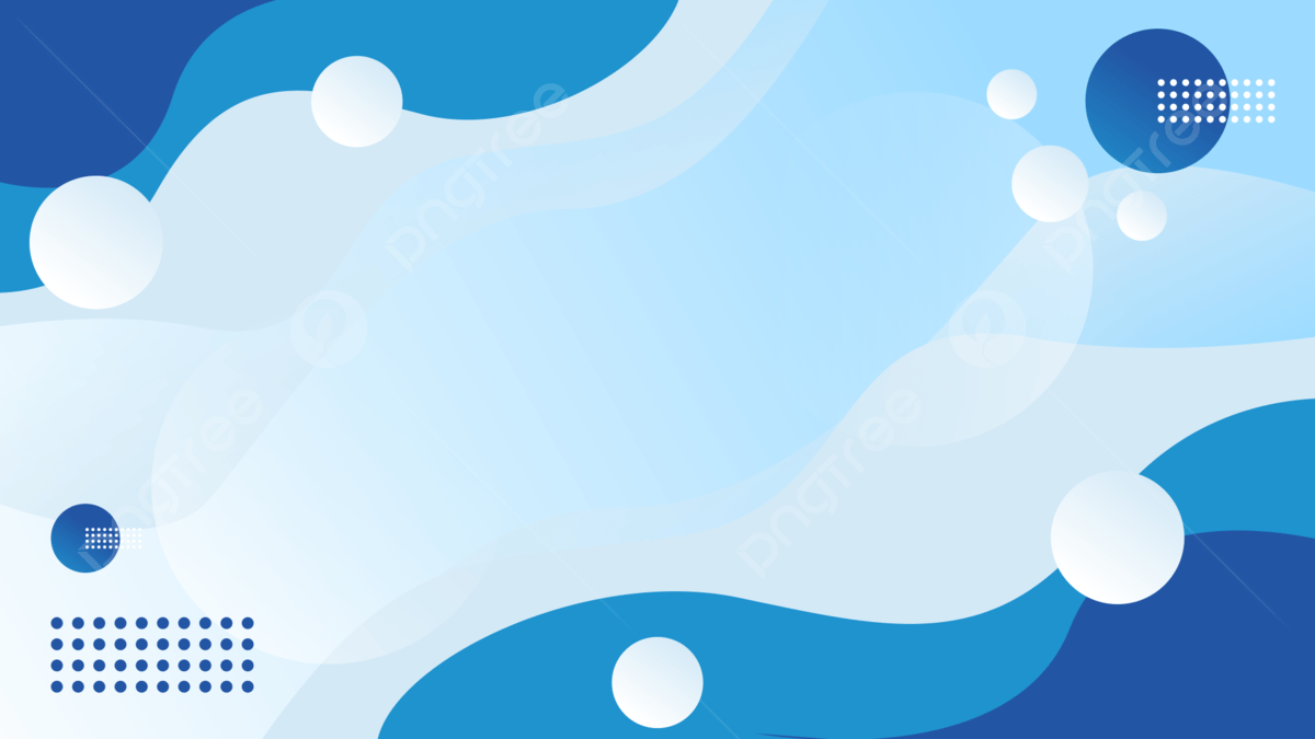 A blue abstract background with fluid shapes and round elements. - Vector