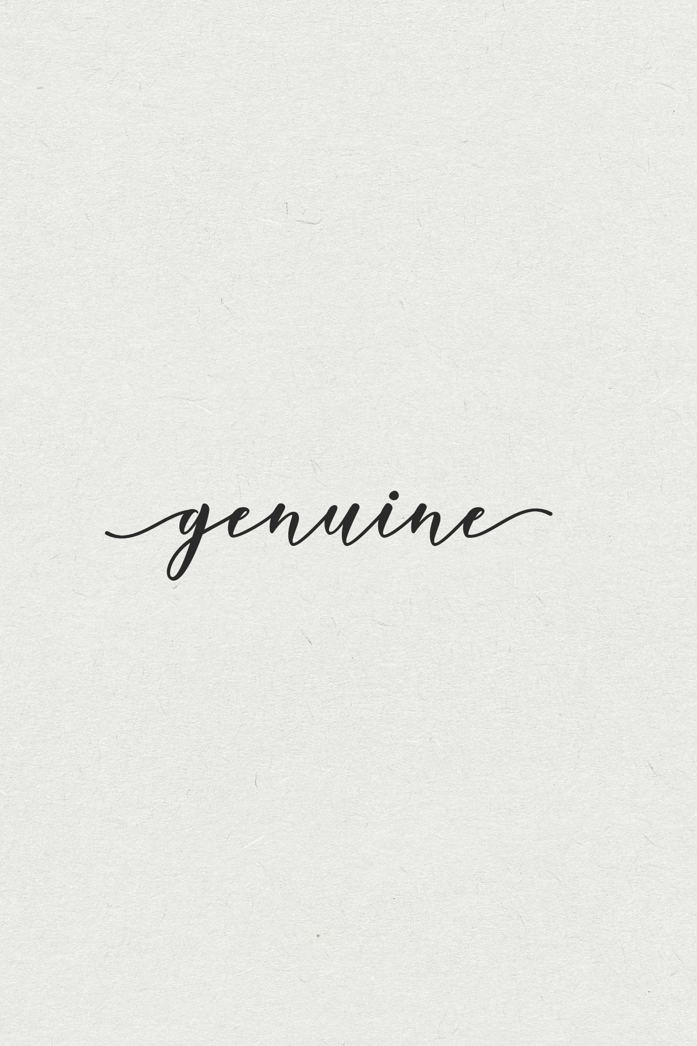 Genuine hand lettering on a white background - Calligraphy