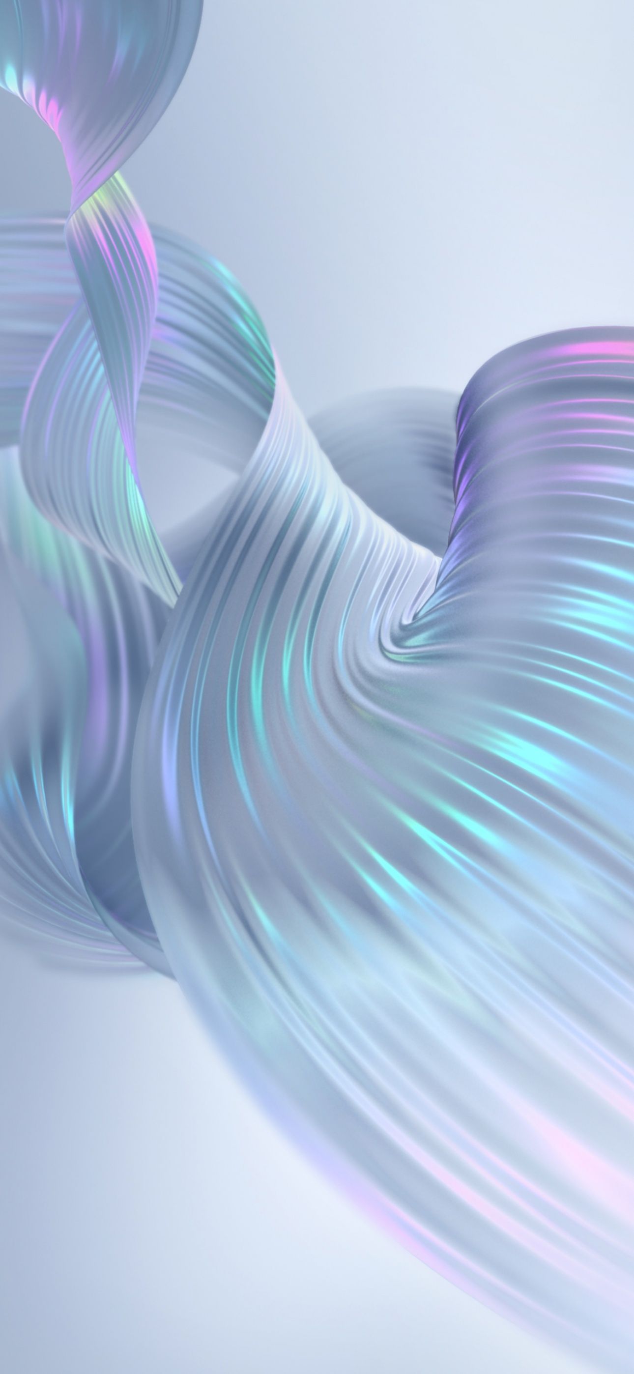 An abstract image of flowing waves in pastel colors - Wings