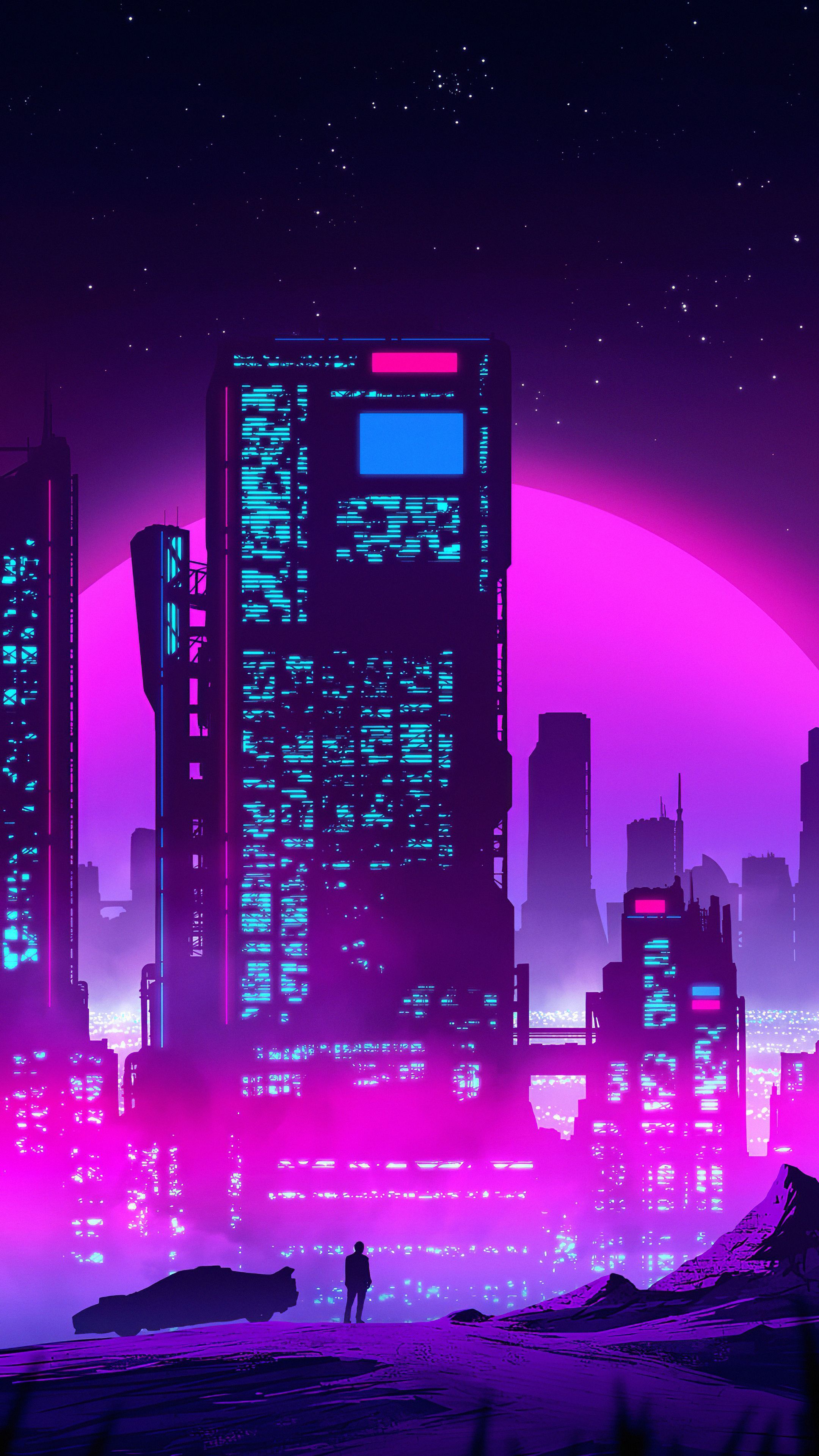 Synthwave Mobile Wallpaper, HD Synthwave Background, Free Image Download