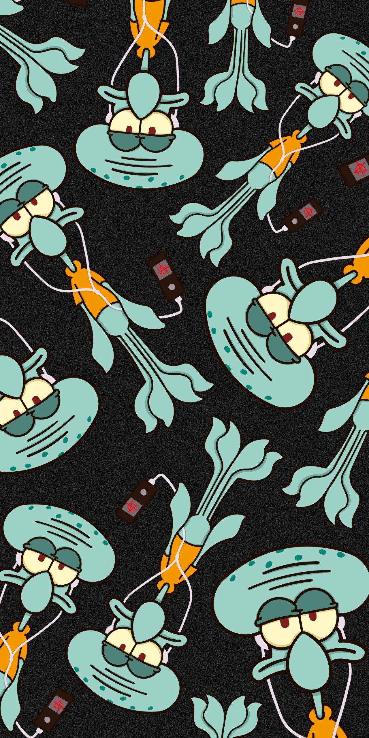 A wallpaper of squidward from spongebob - Squidward