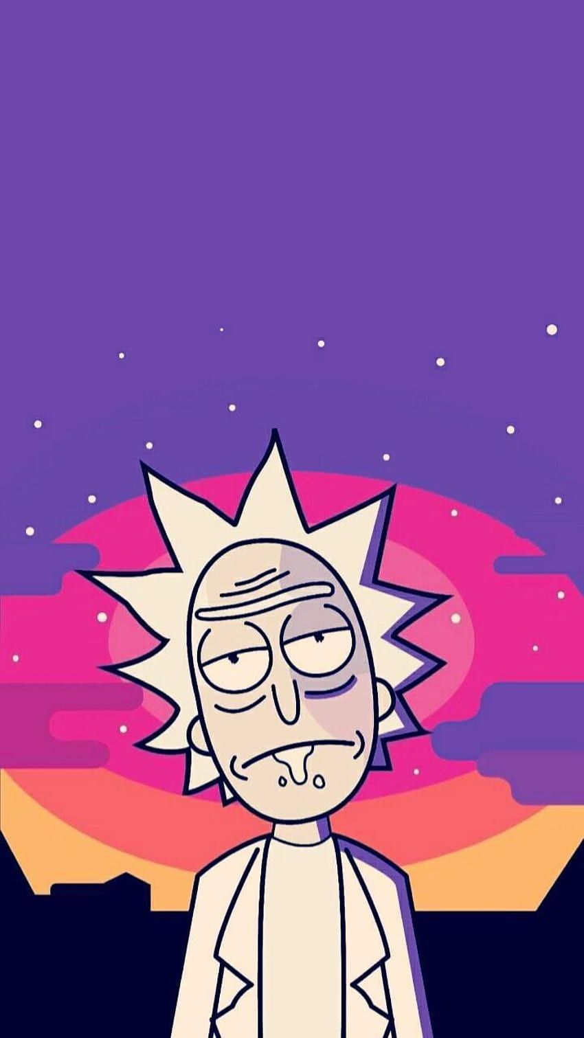 Rick and morty aesthetic HD wallpaper