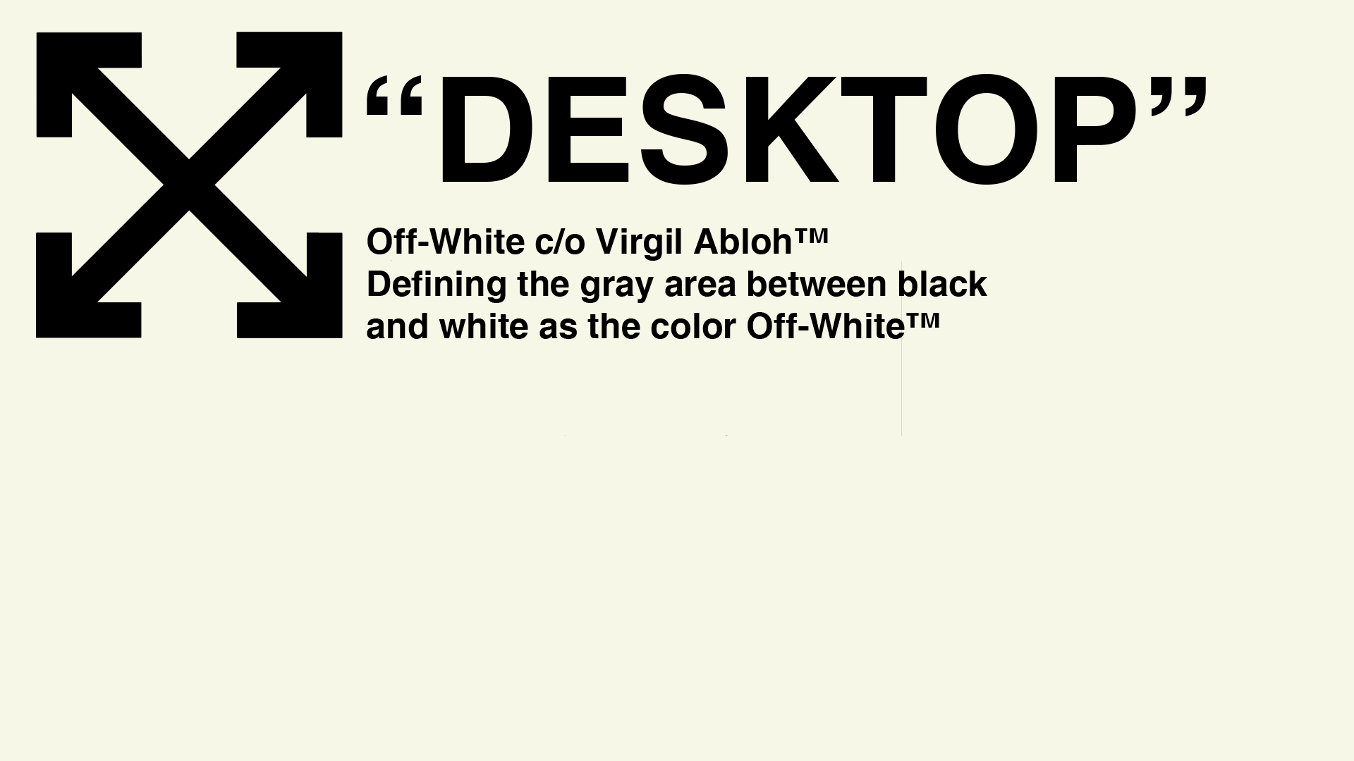 Virgil Off White Laptop Wallpaper