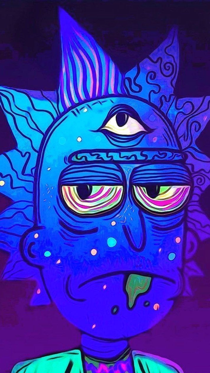 Rick and Morty aesthetic wallpaper iPhone HD