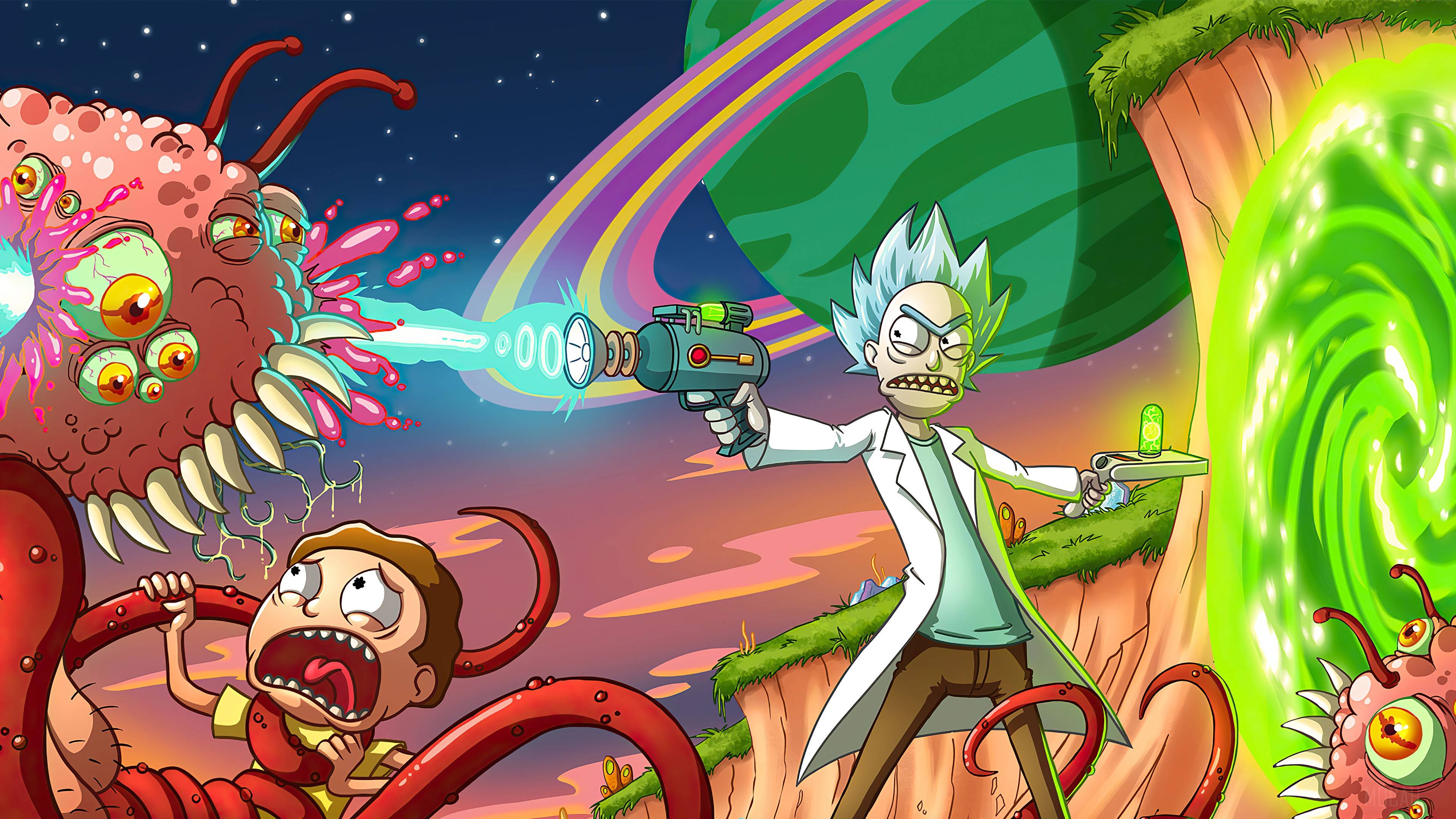 Rick Morty 4K Wallpaper For Your Desktop Or Mobile Screen Free And Easy To Download - Rick and Morty