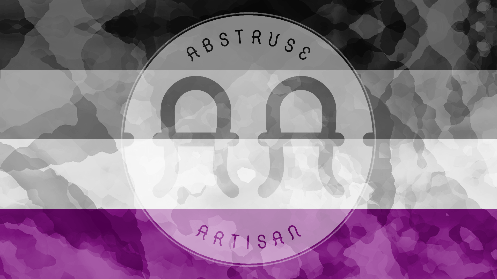 Asexual Pride Horizontal Wallpaper 4 Series 1