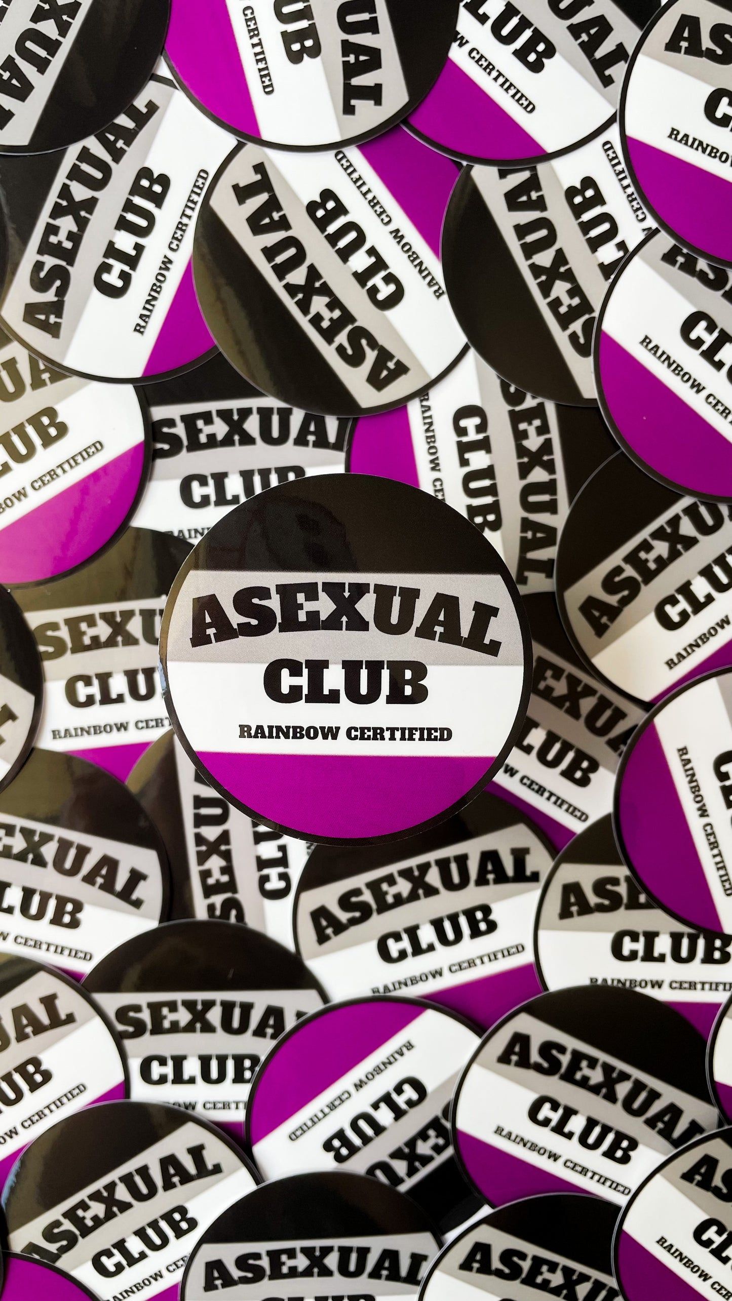 Asexual Club. LGBTQ+ Sticker