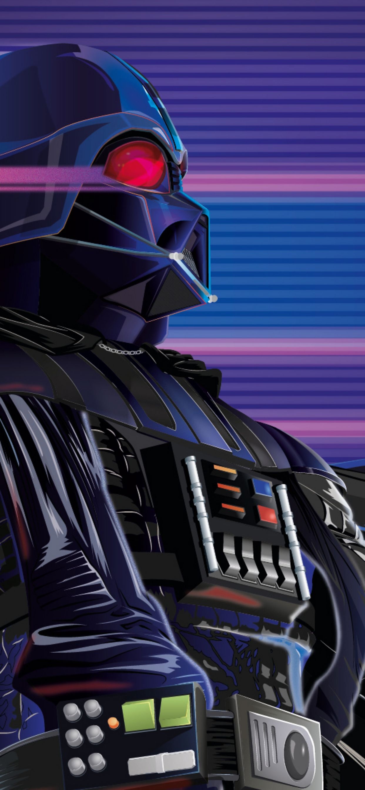 Darth Vader, Star Wars, 4k, 2020, movies, film, sci-fi, dark, helmet, suit, illustration, art, wallpaper, background, phone wallpaper, phone background, phone, wallpaper, background - Darth Vader