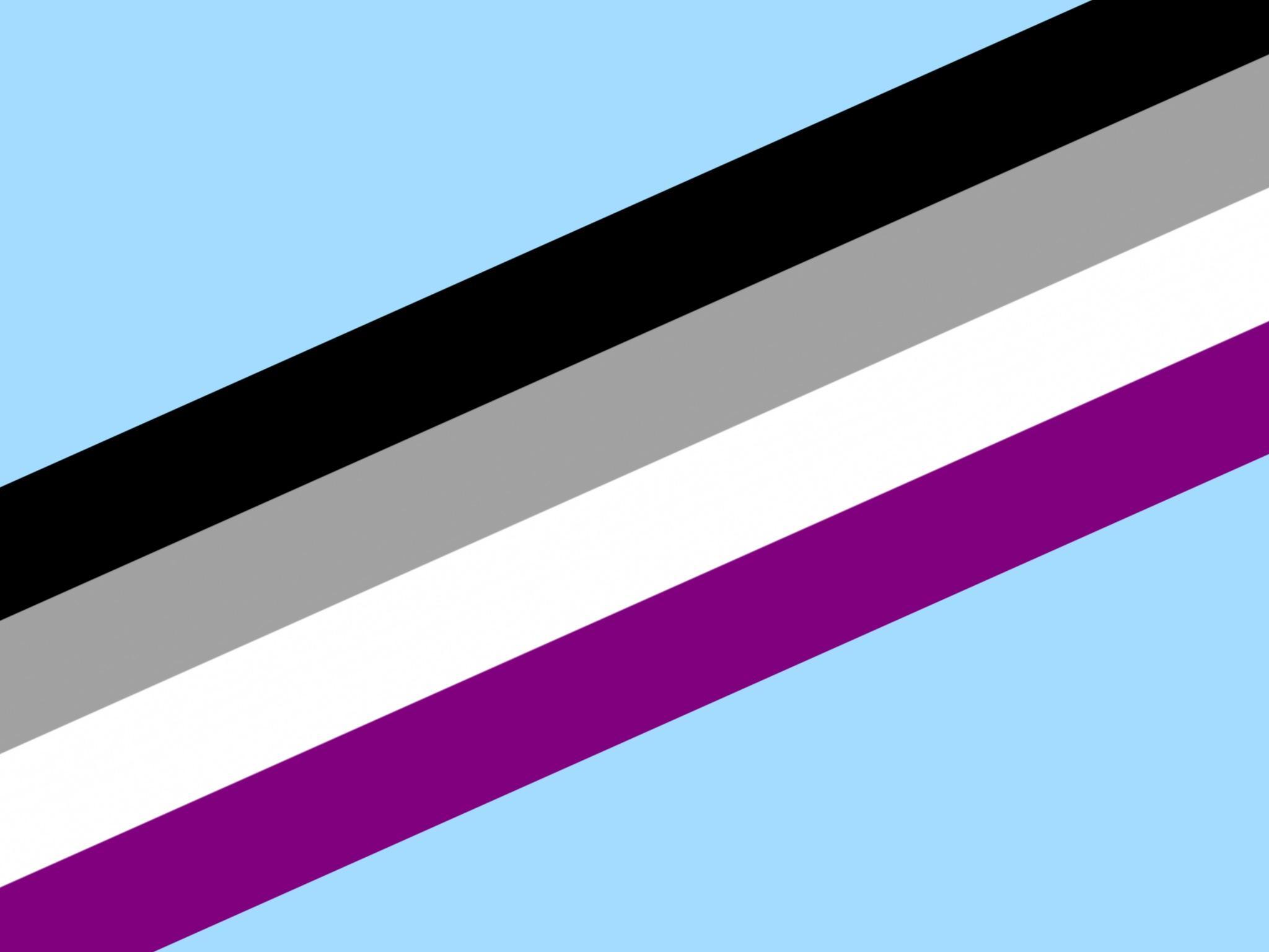Asexual Pride Flag Wallpaper