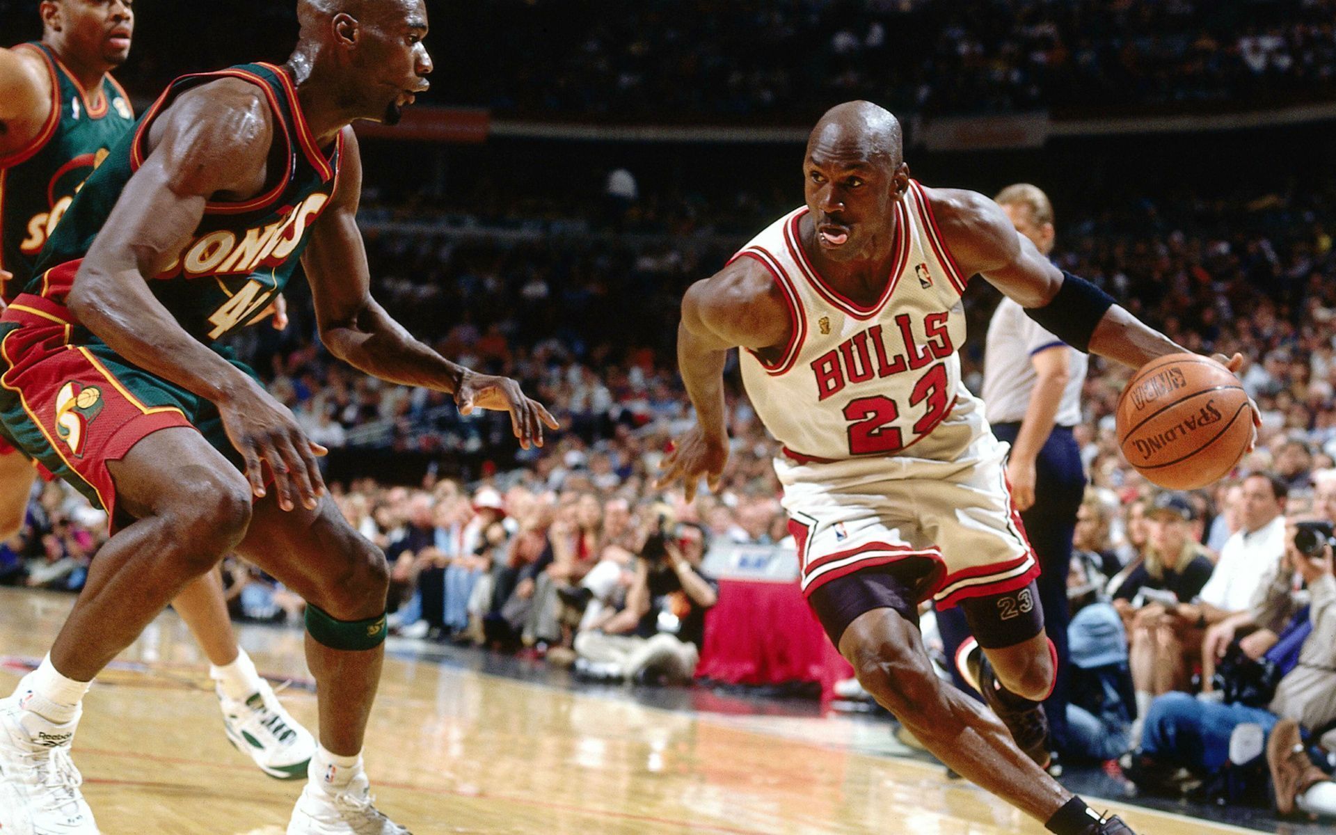 The Bulls and Sonics are set to square off in the 2021 NBA Playoffs. - Michael Jordan, Air Jordan