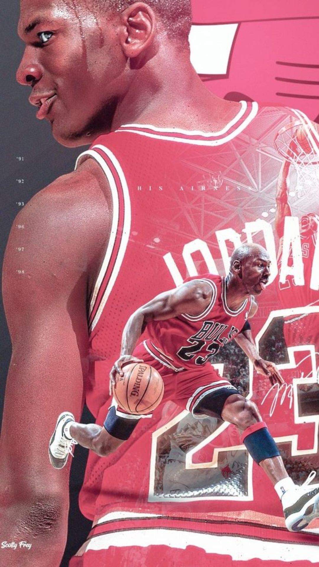 IPhone X Wallpaper HD Michael Jordan with high-resolution 1080x1920 pixel. You can use this wallpaper for your iPhone 5, 6, 7, 8, X, XS, XR backgrounds, Mobile Screensaver, or iPad Lock Screen - Michael Jordan